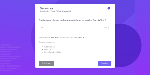Installer le SERVICE Only Office de votre WaouW Box