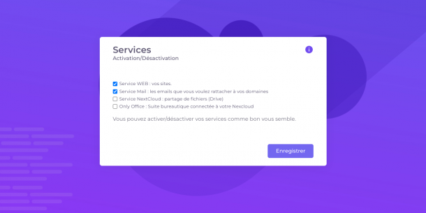 Installation des services web de votre WaouW Box