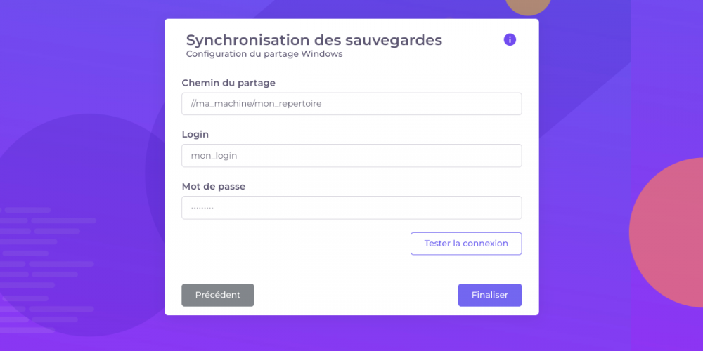 Activer la sauvegarde de votre WaouW Box - étape 3